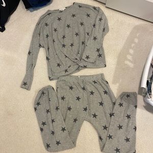 Star loungewear/pajama set
